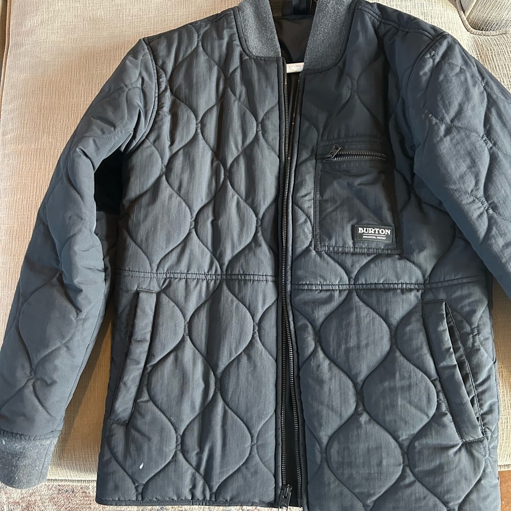 Burton Men's Black Quilted Jacket